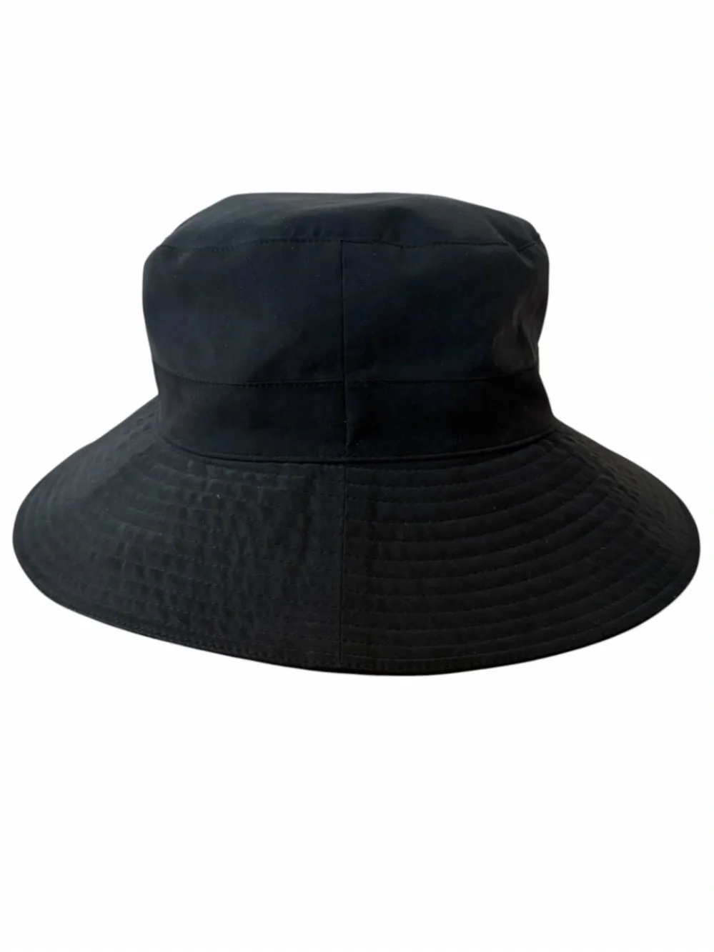Authentic Hermès Milo Technical Waterproof Bucket Hat Black 56 Packable Sun Hat